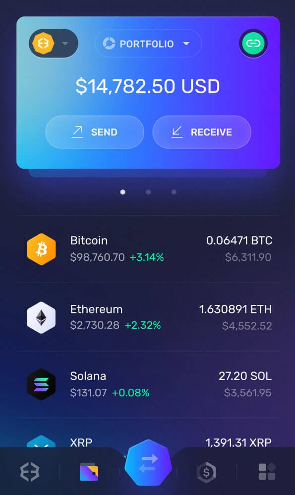 User wallet proof screenshot 1